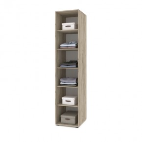 СТОУН С13 Шкаф-пенал (дуб серый/белый) в Миассе - miass.ok-mebel.com | фото 3