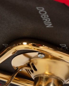 Стул барный DOBRIN CHARLY GOLD, красный велюр (MJ9-45) в Миассе - miass.ok-mebel.com | фото 10