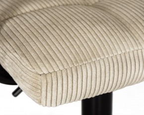 Стул барный DOBRIN KRUGER ARM BLACK, бежевый вельвет (LAR-E2041-04) в Миассе - miass.ok-mebel.com | фото 7