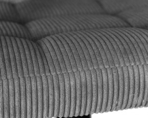 Стул барный DOBRIN KRUGER ARM BLACK, серый вельвет (LAR-E2041-25) в Миассе - miass.ok-mebel.com | фото 8