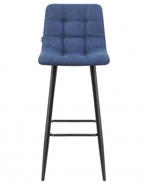 Стул барный DOBRIN NICOLE, черные матовые ножки, синяя ткань (UF860-14B) в Миассе - miass.ok-mebel.com | фото 6