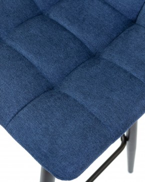 Стул барный DOBRIN NICOLE, черные матовые ножки, синяя ткань (UF860-14B) в Миассе - miass.ok-mebel.com | фото 8