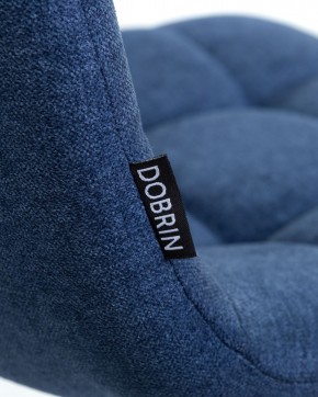 Стул барный DOBRIN NICOLE, черные матовые ножки, синяя ткань (UF860-14B) в Миассе - miass.ok-mebel.com | фото 9