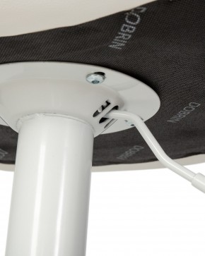Стул барный DOBRIN TAILOR WHITE, белый PU в Миассе - miass.ok-mebel.com | фото 7