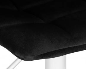 Стул барный DOBRIN TAILOR WHITE, черный велюр (MJ9-101) в Миассе - miass.ok-mebel.com | фото 7