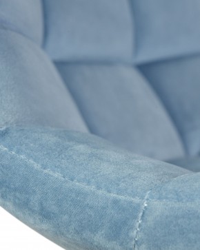 Стул барный DOBRIN TAILOR WHITE, пудрово-голубой велюр (MJ9-74) в Миассе - miass.ok-mebel.com | фото 8