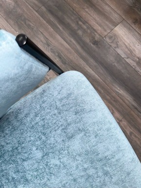 Стул ДИЛЛ, цвет RAIN 7 бриз, велюр / черный каркас М-City в Миассе - miass.ok-mebel.com | фото 4