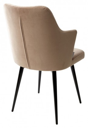 Стул HERMAN 360 град. БЕЖЕВЫЙ #5, велюр / черный каркас М-City в Миассе - miass.ok-mebel.com | фото 4