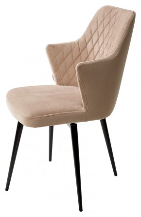 Стул HERMAN 360 град. БЕЖЕВЫЙ #5, велюр / черный каркас М-City в Миассе - miass.ok-mebel.com | фото 6
