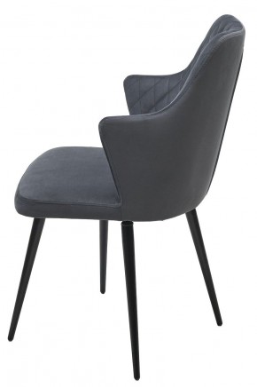 Стул HERMAN 360 град. BM-3 ТЕМНО-СЕРЫЙ, велюр / черный каркас М-City в Миассе - miass.ok-mebel.com | фото 6