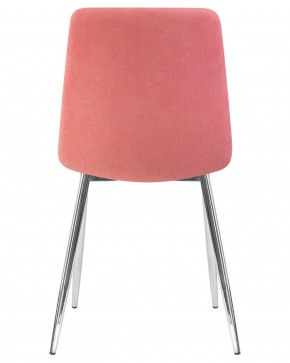 Стул обеденный DOBRIN ALEX, хром ножки, розовая ткань (UF860-05B) в Миассе - miass.ok-mebel.com | фото 5