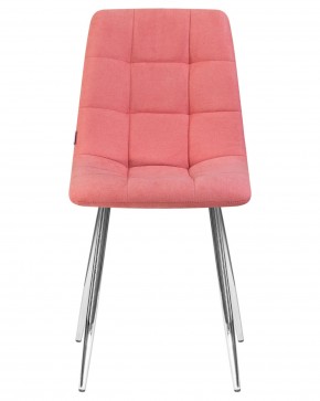 Стул обеденный DOBRIN ALEX, хром ножки, розовая ткань (UF860-05B) в Миассе - miass.ok-mebel.com | фото 6