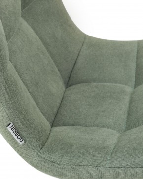 Стул обеденный DOBRIN ALEX SQUARE, белые ножки, мята ткань (UF860-11B) в Миассе - miass.ok-mebel.com | фото 8