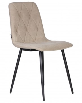 Стул обеденный DOBRIN CHILLY ROMBO, Капучино Simple 05, основание черное в Миассе - miass.ok-mebel.com | фото 2
