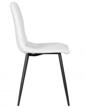 Стул обеденный DOBRIN CHILLY ROMBO, Светло-серый Simple 29, основание черный в Миассе - miass.ok-mebel.com | фото 3