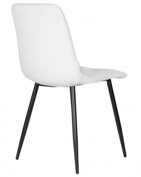 Стул обеденный DOBRIN CHILLY ROMBO, Светло-серый Simple 29, основание черный в Миассе - miass.ok-mebel.com | фото 4
