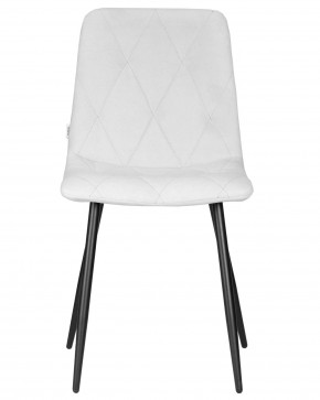 Стул обеденный DOBRIN CHILLY ROMBO, Светло-серый Simple 29, основание черный в Миассе - miass.ok-mebel.com | фото 6