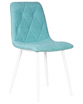 Стул обеденный DOBRIN CHILLY ROMBO, Тиффани Simple 51, основание белый в Миассе - miass.ok-mebel.com | фото