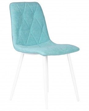 Стул обеденный DOBRIN CHILLY ROMBO, Тиффани Simple 51, основание белый в Миассе - miass.ok-mebel.com | фото 2