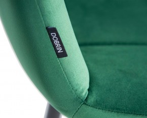Стул обеденный DOBRIN CHILLY, Темно-зеленый Holland 30, основание черное в Миассе - miass.ok-mebel.com | фото 10