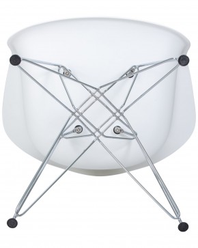 Стул обеденный DOBRIN DAW CHROME, ножки хром, цвет сиденья белый в Миассе - miass.ok-mebel.com | фото 8