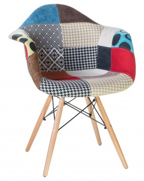 Стул обеденный DOBRIN DAW PATCHWORK, цвет сиденья мозаика в Миассе - miass.ok-mebel.com | фото