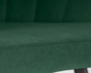 Стул обеденный DOBRIN NAOMI, ЭМАЛЬ ЧЕРНЫЙ МУАР велюр Catania Izumrud в Миассе - miass.ok-mebel.com | фото 8