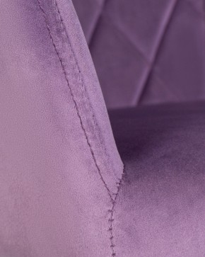 Стул обеденный DOBRIN ROBERT, черные матовые ножки, велюр V108-45 Темно-фиолетовый в Миассе - miass.ok-mebel.com | фото 7
