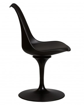Стул обеденный DOBRIN TULIP, черное основание, цвет черный (B-03) в Миассе - miass.ok-mebel.com | фото 3