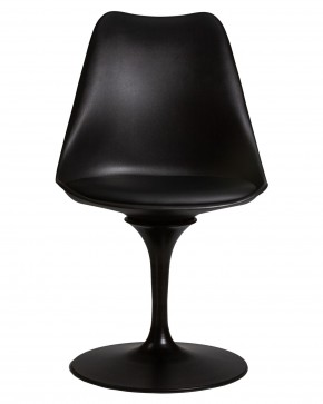 Стул обеденный DOBRIN TULIP, черное основание, цвет черный (B-03) в Миассе - miass.ok-mebel.com | фото 6