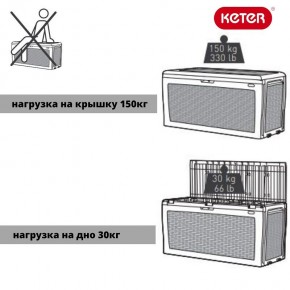 Сундук Samoa Rattan Box 270 L в Миассе - miass.ok-mebel.com | фото 5