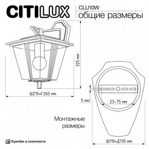 Светильник на штанге Citilux FORTS CLU10W в Миассе - miass.ok-mebel.com | фото 9