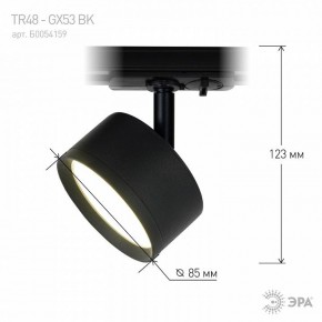 Светильник на штанге Эра  TR48 - GX53 BK в Миассе - miass.ok-mebel.com | фото 7