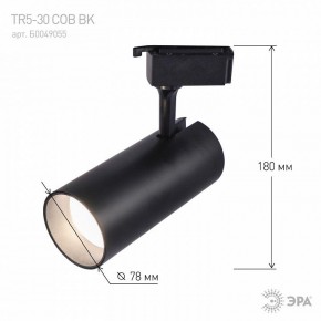 Светильник на штанге Эра  TR5-30 COB BK в Миассе - miass.ok-mebel.com | фото 5