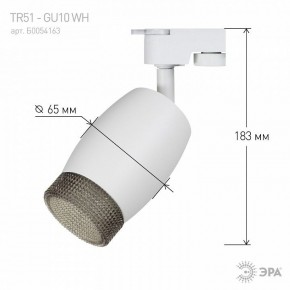 Светильник на штанге Эра  TR51 - GU10 WH в Миассе - miass.ok-mebel.com | фото 4