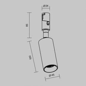 Светильник на штанге Maytoni Focus Led TR201-1-10W3K-M-B в Миассе - miass.ok-mebel.com | фото 7