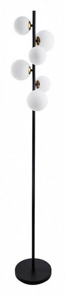 Торшер Arte Lamp Gemini A2243PN-6BK в Миассе - miass.ok-mebel.com | фото
