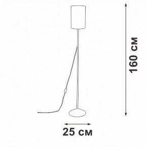 Торшер Vitaluce V2840 V2840-0/1P в Миассе - miass.ok-mebel.com | фото 3