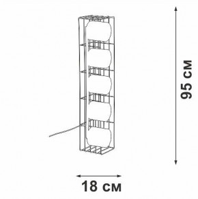 Торшер Vitaluce V3019 V3019-1/5P в Миассе - miass.ok-mebel.com | фото 4