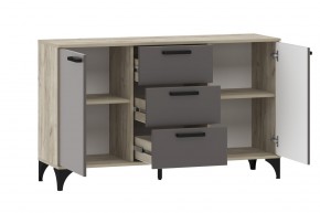 Тумба НМ 013.79 "Марсель" (Софт Графит/Дуб Крафт Серый) в Миассе - miass.ok-mebel.com | фото 2