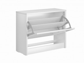 Тумба ОРИОН с одной полкой для обуви, цвет белый в Миассе - miass.ok-mebel.com | фото 2