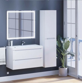 Тумба под раковину Uperwood Tanos 100 см, подвесная, белая матовая в Миассе - miass.ok-mebel.com | фото 11