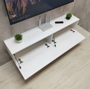 Тумба подвесная под ТВ LINES MTV1-MA 750 Белый глянец (Белый-M 10.1.1) в Миассе - miass.ok-mebel.com | фото 11