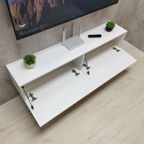 Тумба подвесная под ТВ LINES MTV1-MA 750 Белый матовый (Белый-M 10.1.2) в Миассе - miass.ok-mebel.com | фото 10