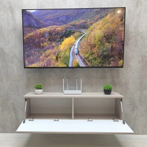 Тумба подвесная под ТВ LINES MTV4-MA 1150 Бежевый (Леда-М 10.1.5) в Миассе - miass.ok-mebel.com | фото 3