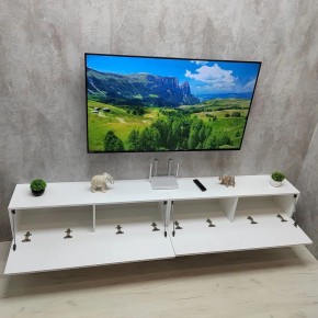 Тумба подвесная под ТВ LINES MTV4-MA 1150 Белый матовый (Белый-M 10.1.2) в Миассе - miass.ok-mebel.com | фото 11