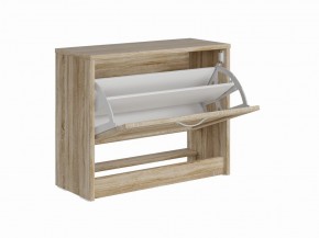 Тумба СИРИУС с откидной полкой для обуви, цвет Дуб Сонома в Миассе - miass.ok-mebel.com | фото 3