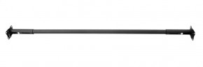 Турник раздвижной 1450-1700 цв. черный FLEXTER PROFI в Миассе - miass.ok-mebel.com | фото