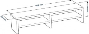 ТВ-тумба Энкель ТВ16, тамбурат, цвет дуб беленый в Миассе - miass.ok-mebel.com | фото 3
