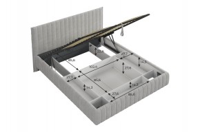 ТВИКС Кровать с ПМ 1600 в Миассе - miass.ok-mebel.com | фото 4